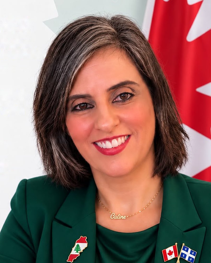Portrait of Caline Saleh.